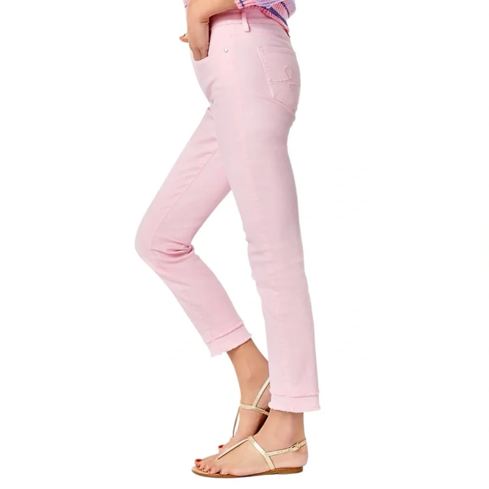 Lilly Pulitzer Pink Ankle Jeans - Picture 13 of 14